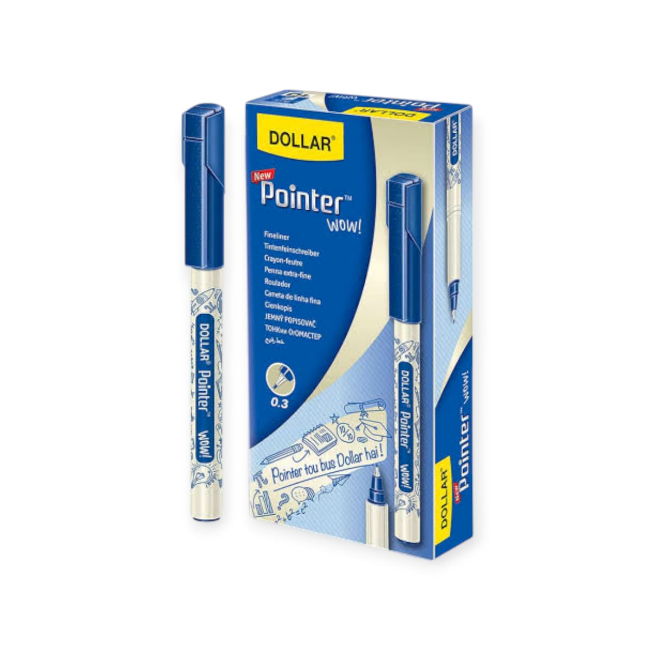 DOLLAR WOW POINTER BLUE